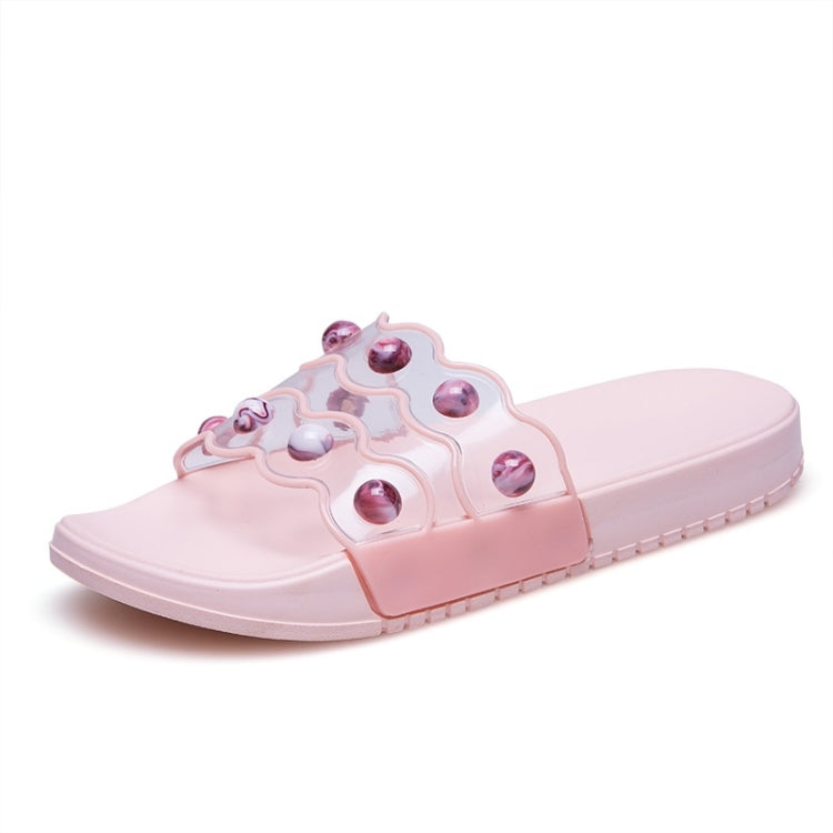 Fashion Elegant Transparent Agate Slippers for Women