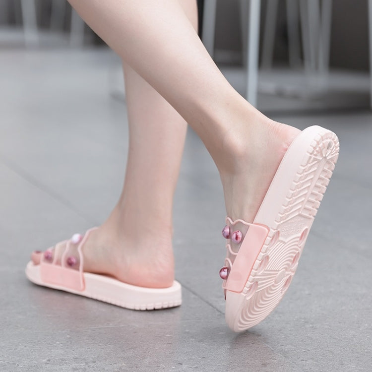Fashion Elegant Transparent Agate Slippers for Women