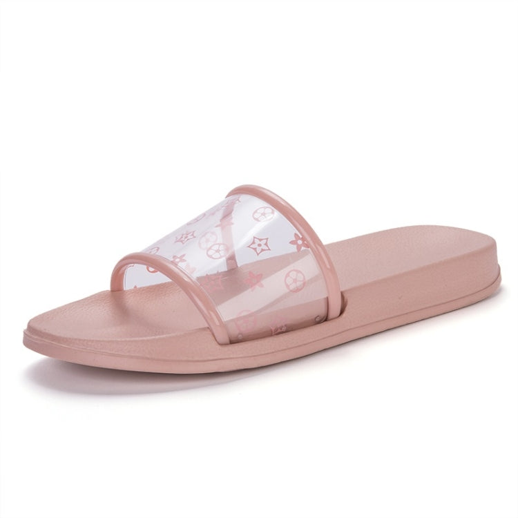 Simple and Stylish Comfortable and Wearable Transparent Slippers for Women