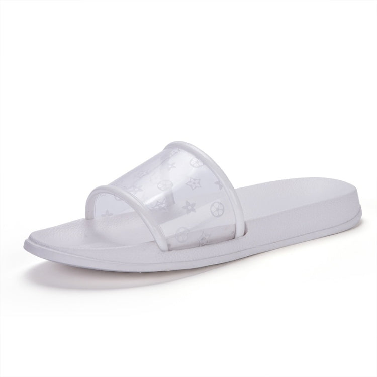 Simple and Stylish Comfortable and Wearable Transparent Slippers for Women