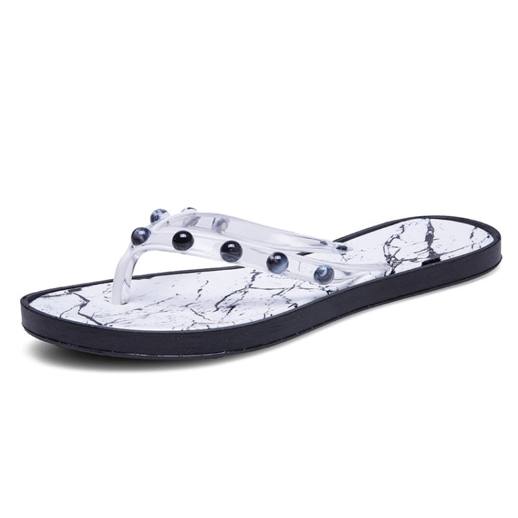 Marble Texture Lightwight Non-slip Flip Flops for Women