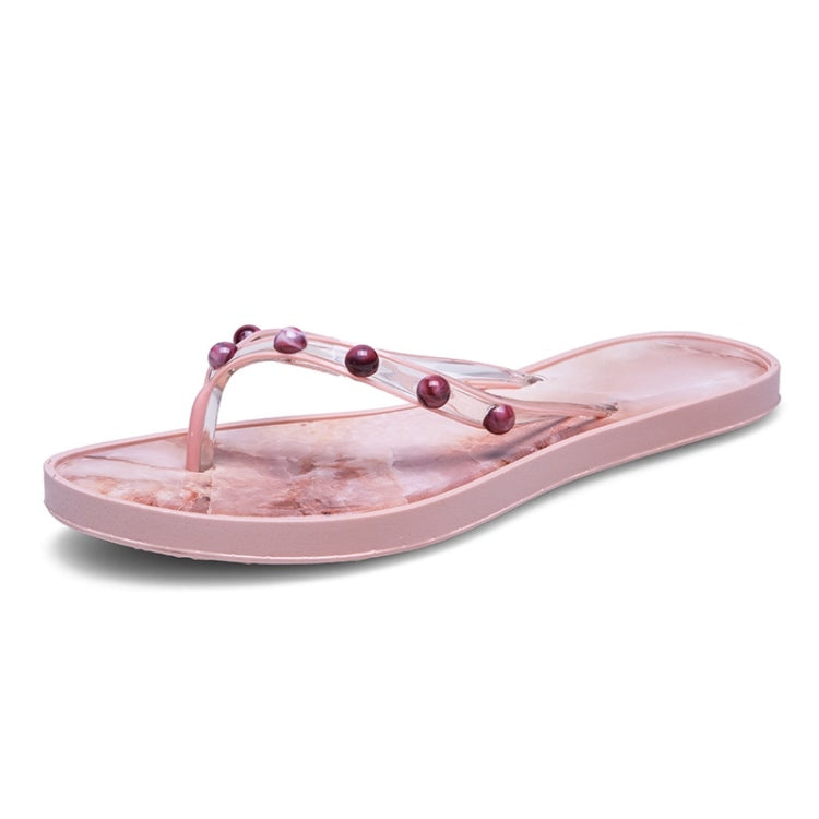 Marble Texture Lightwight Non-slip Flip Flops for Women