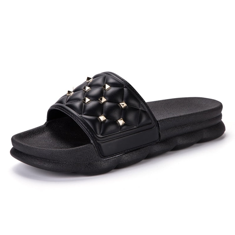 Fashion Trend Platform Rivet Slippers for Women