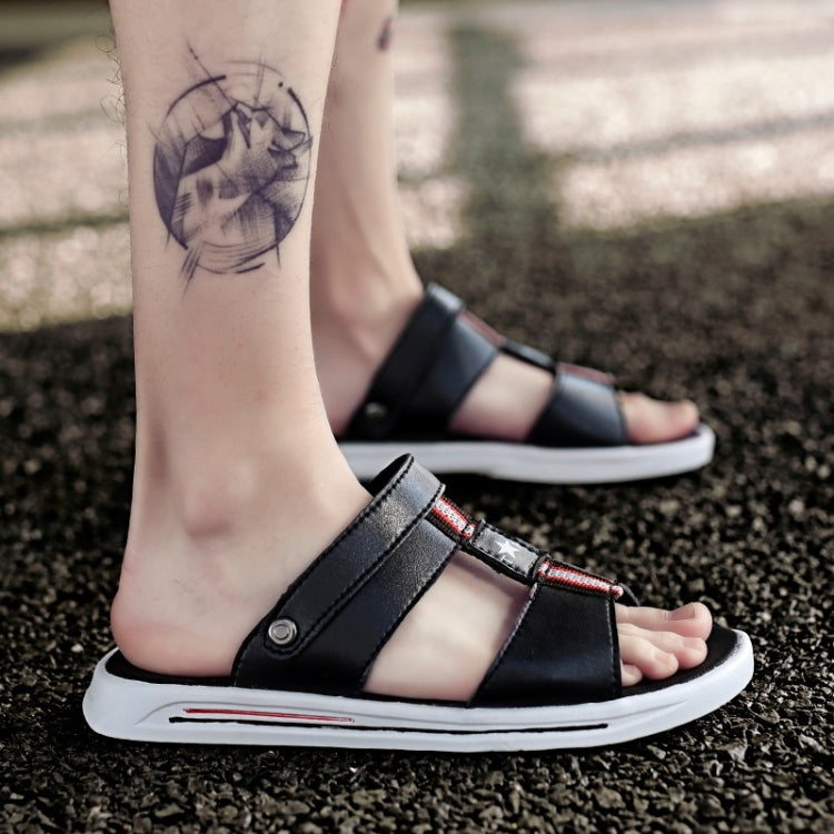 Comfortable Breathable Non-slip Wear-resistant Two-wear Beach Sandals Slippers for Men