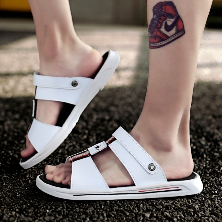 Comfortable Breathable Non-slip Wear-resistant Two-wear Beach Sandals Slippers for Men