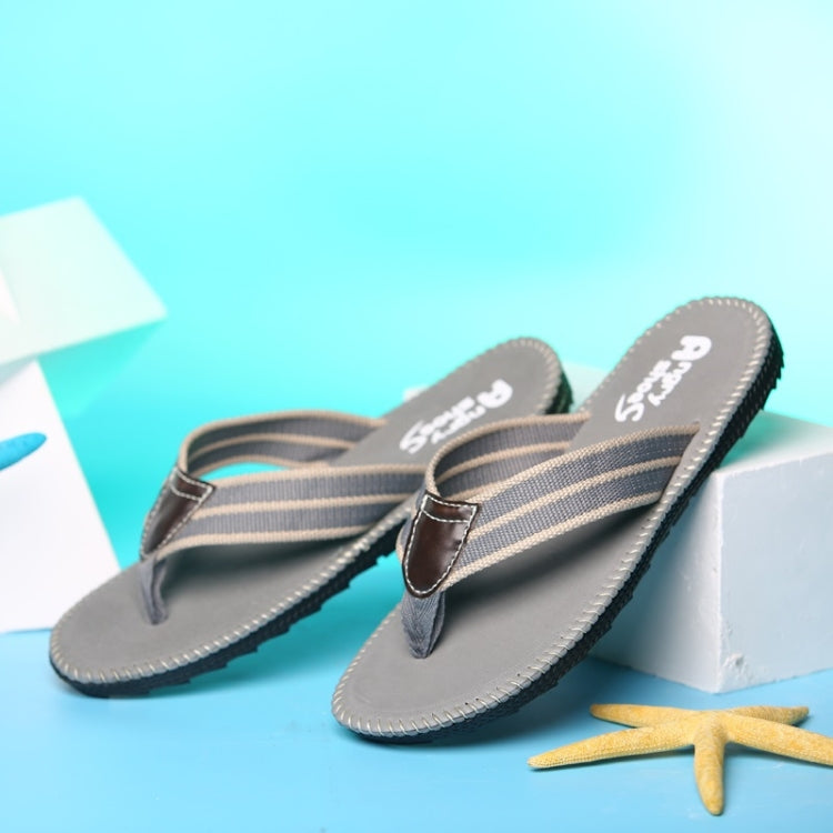 Lightweight Comfortable Breathable Non-slip Wearable Denim Slippers for Men
