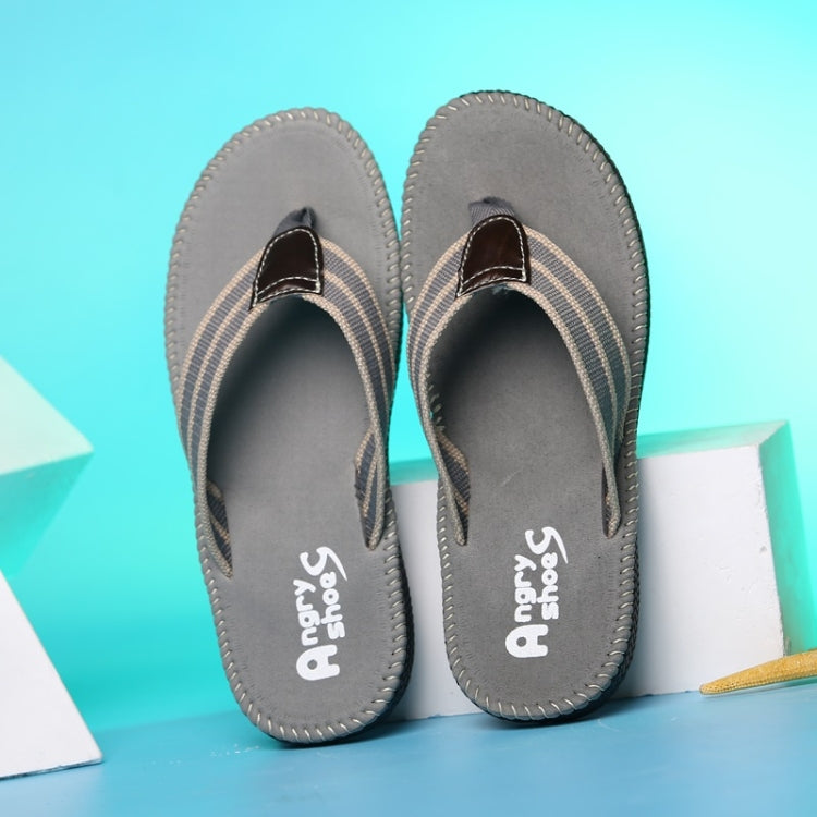 Lightweight Comfortable Breathable Non-slip Wearable Denim Slippers for Men