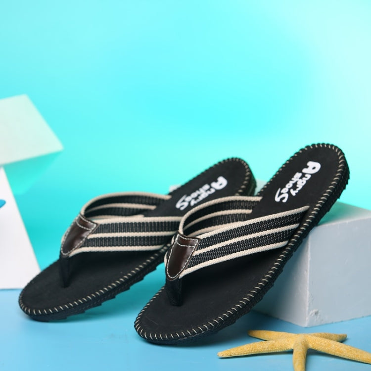 Lightweight Comfortable Breathable Non-slip Wearable Denim Slippers for Men