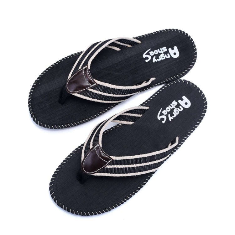 Lightweight Comfortable Breathable Non-slip Wearable Denim Slippers for Men
