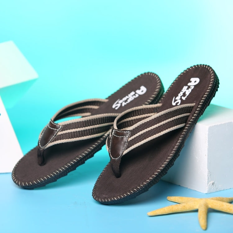 Lightweight Comfortable Breathable Non-slip Wearable Denim Slippers for Men