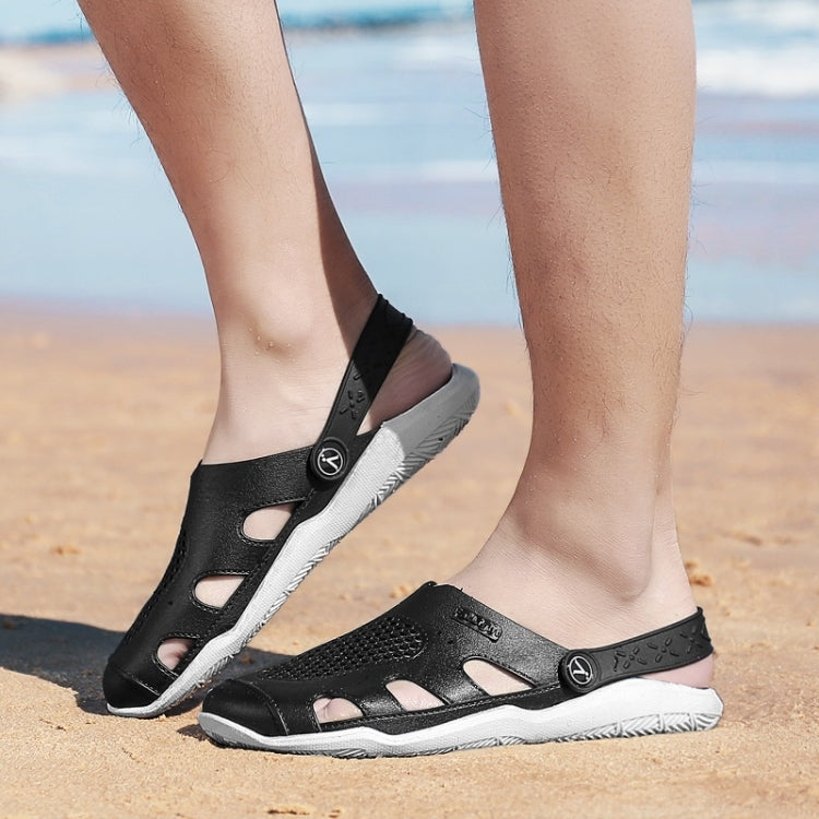 Lightweight Comfortable Non-slip Wearable Two-wear Casual Hole Shoes for Men