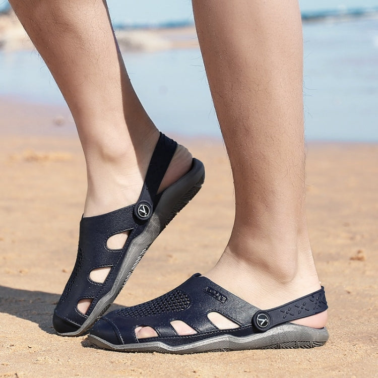 Lightweight Comfortable Non-slip Wearable Two-wear Casual Hole Shoes for Men