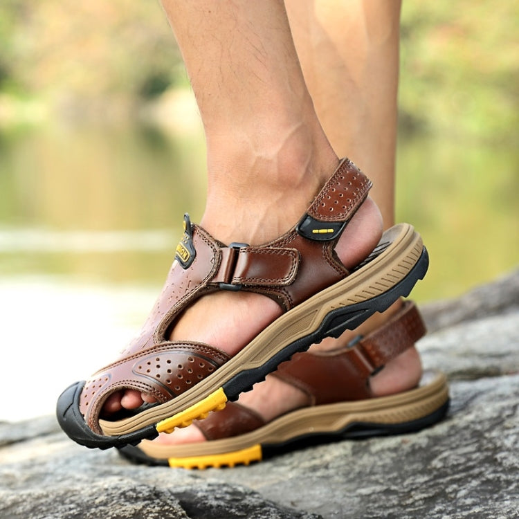 Non-slip Wearable and Comfortable Breathable Toe Cap Beach Sandals for Men