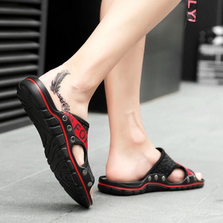 Flying Weaving Comfortable and Breathable Ultra-light Casual Slippers for Men