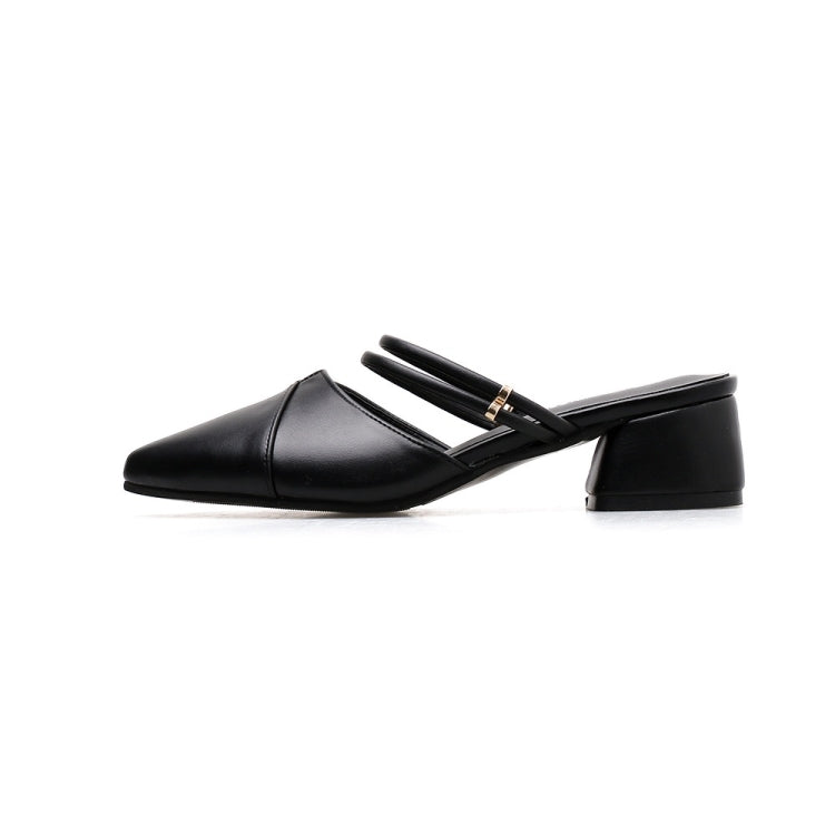 Fashion Wild Pointed Head Thick Bottom Shoes for Women