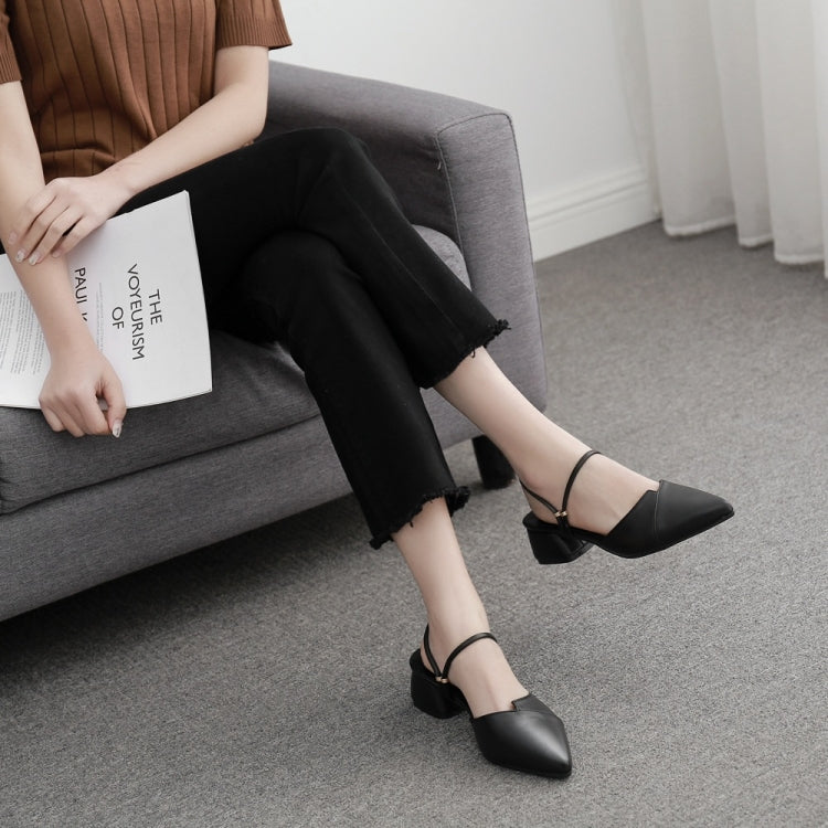 Fashion Wild Pointed Head Thick Bottom Shoes for Women