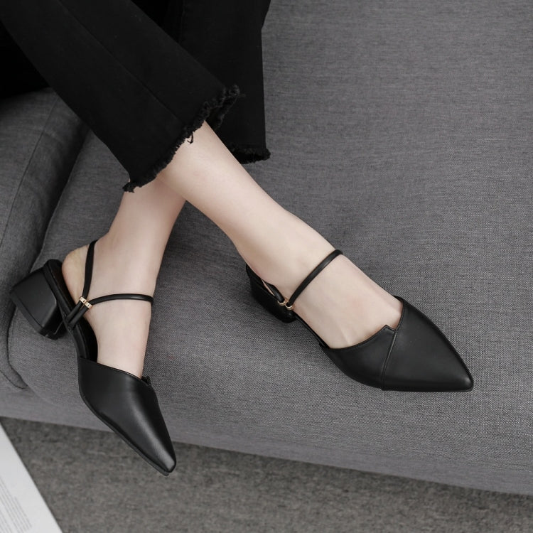 Fashion Wild Pointed Head Thick Bottom Shoes for Women