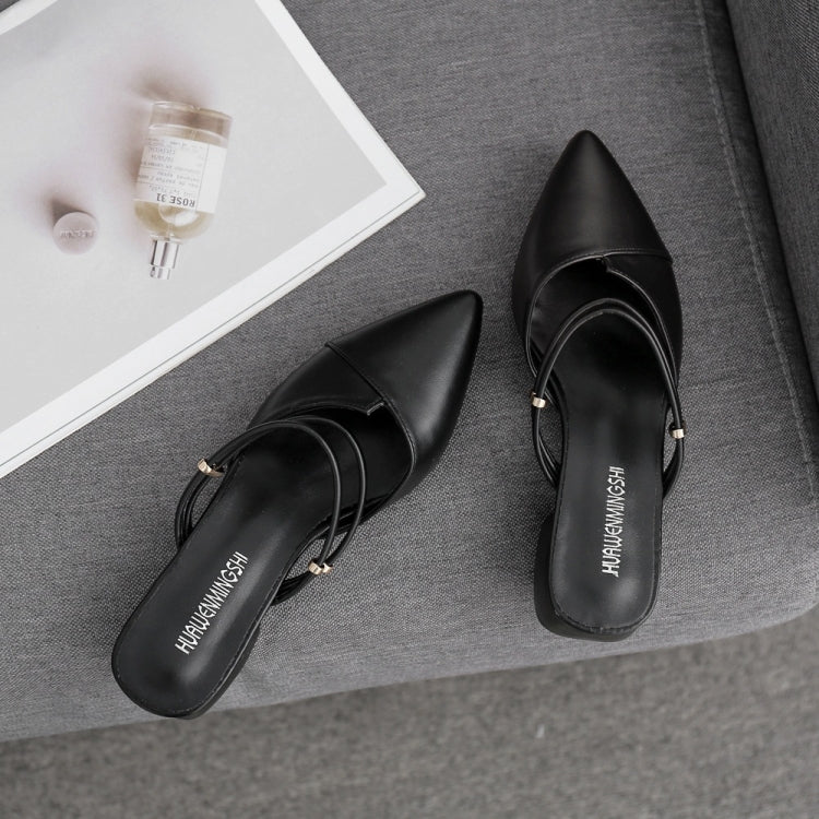 Fashion Wild Pointed Head Thick Bottom Shoes for Women