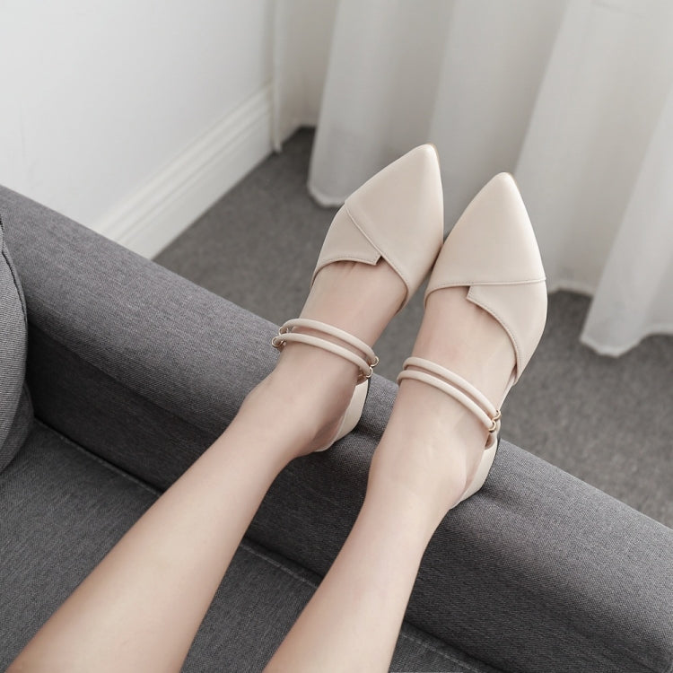 Fashion Wild Pointed Head Thick Bottom Shoes for Women