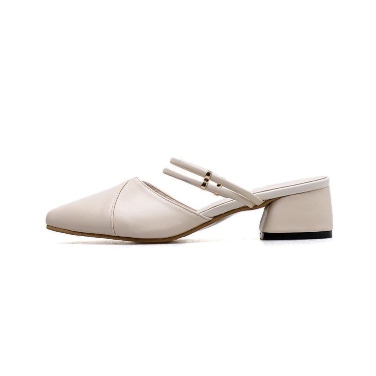 Fashion Wild Pointed Head Thick Bottom Shoes for Women
