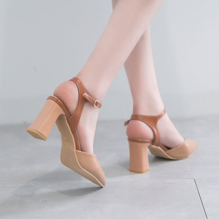 Buckle Thick Bottom Non-slip Fashion Wild Shoes for Women