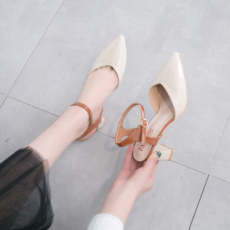 Buckle Thick Bottom Non-slip Fashion Wild Shoes for Women