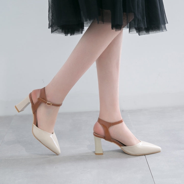 Buckle Thick Bottom Non-slip Fashion Wild Shoes for Women