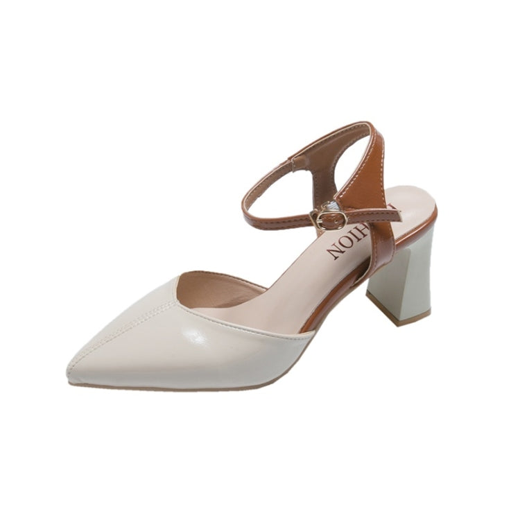 Buckle Thick Bottom Non-slip Fashion Wild Shoes for Women