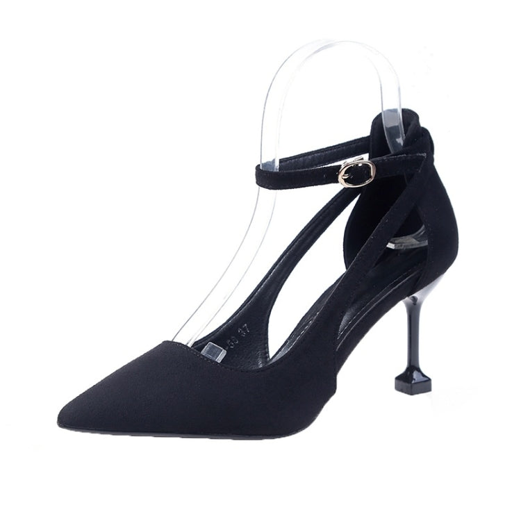 Fashion Stiletto High-heeled Pointed Head Suede Shoes for Women