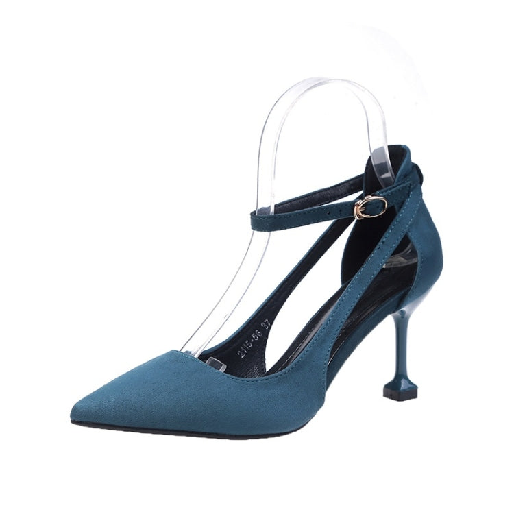 Fashion Stiletto High-heeled Pointed Head Suede Shoes for Women