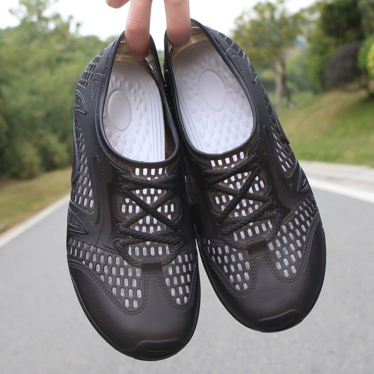 Hollow Breathable Comfortable Non-slip Wading Shoes Hole Shoes for Men