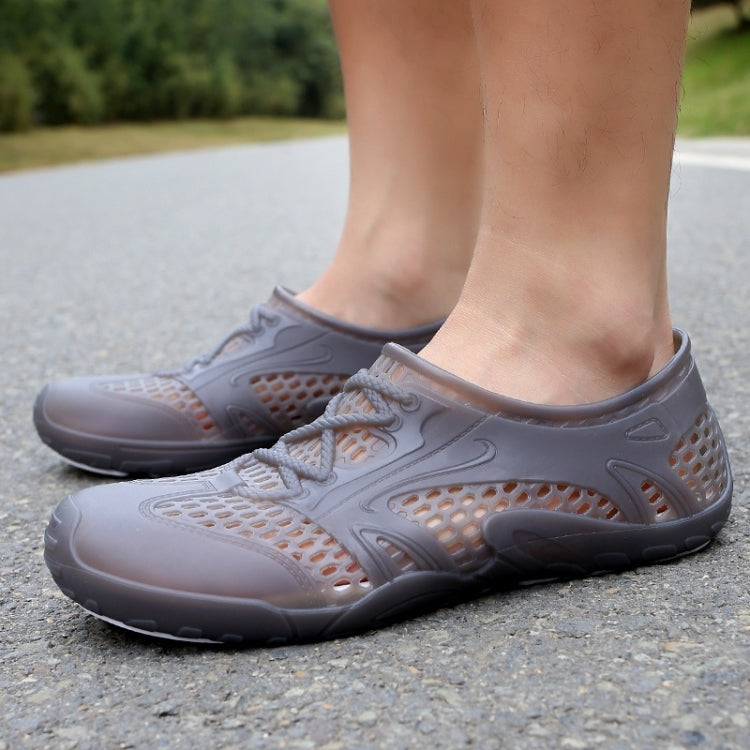 Hollow Breathable Comfortable Non-slip Wading Shoes Hole Shoes for Men