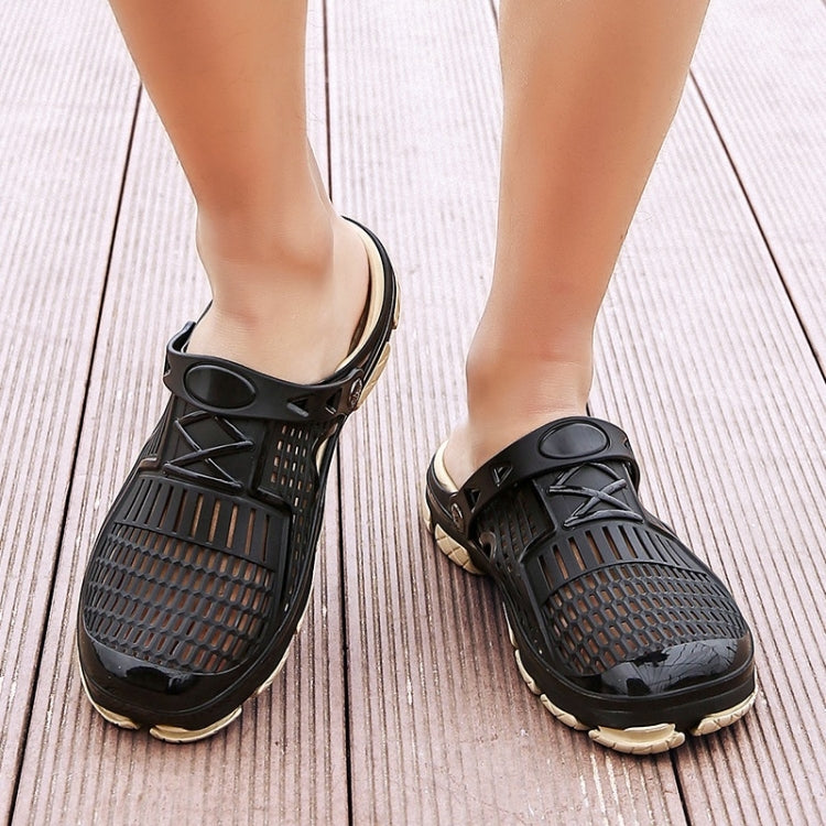 Simple Stylish Comfortable Breathable and Wearable Two-wear Hole Shoes for Men