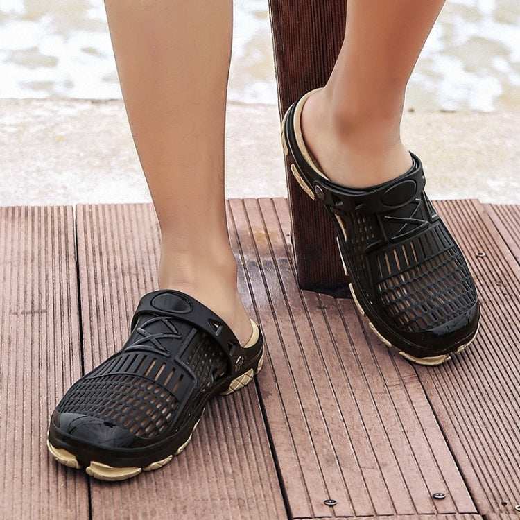 Simple Stylish Comfortable Breathable and Wearable Two-wear Hole Shoes for Men