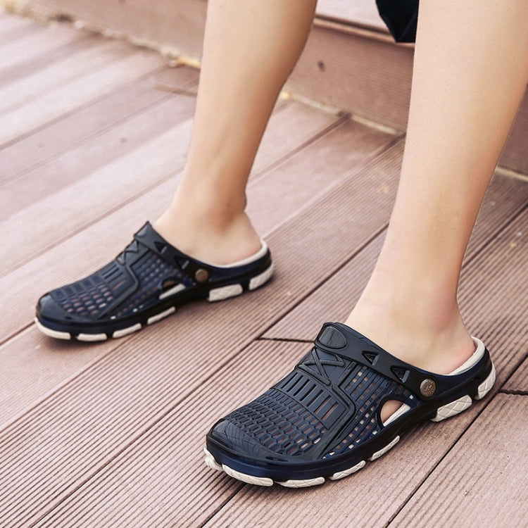 Simple Stylish Comfortable Breathable and Wearable Two-wear Hole Shoes for Men