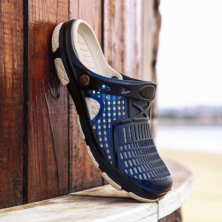 Simple Stylish Comfortable Breathable and Wearable Two-wear Hole Shoes for Men