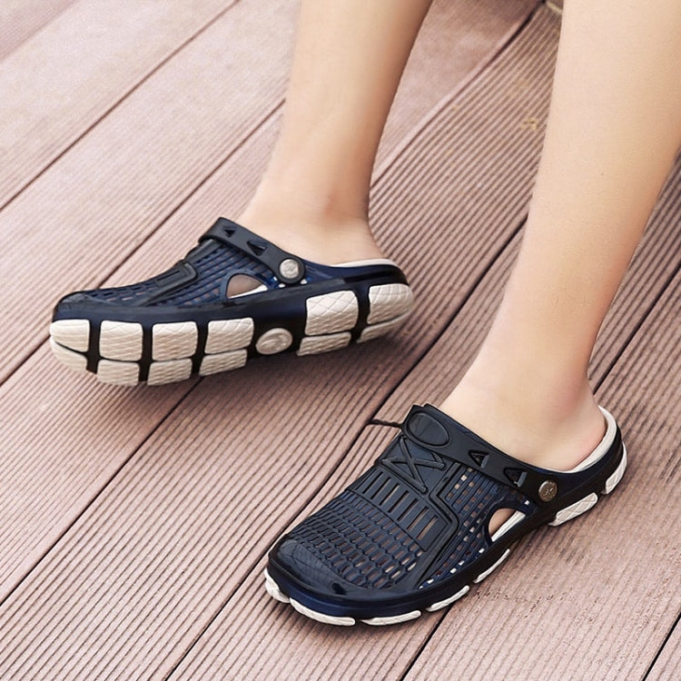 Simple Stylish Comfortable Breathable and Wearable Two-wear Hole Shoes for Men