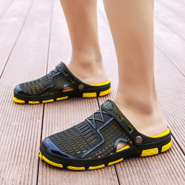 Simple Stylish Comfortable Breathable and Wearable Two-wear Hole Shoes for Men