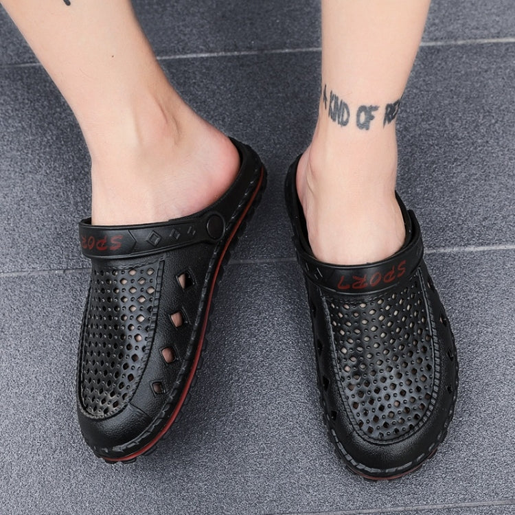 Youth Trend Hollow Soft and Comfortable Folding Resistance Beach Hole Shoes for Men