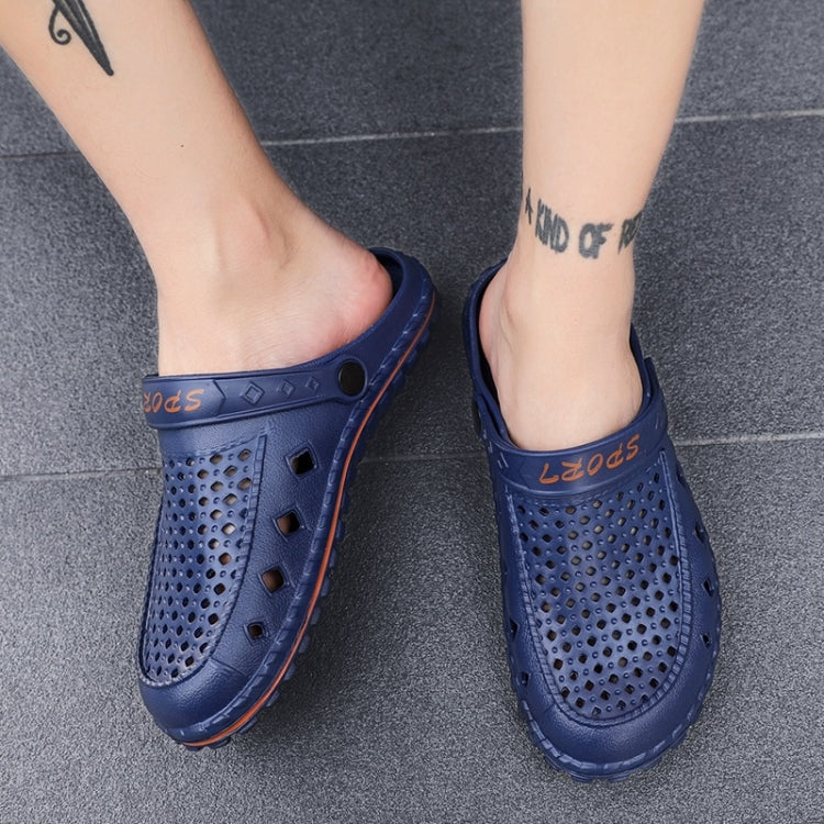 Youth Trend Hollow Soft and Comfortable Folding Resistance Beach Hole Shoes for Men