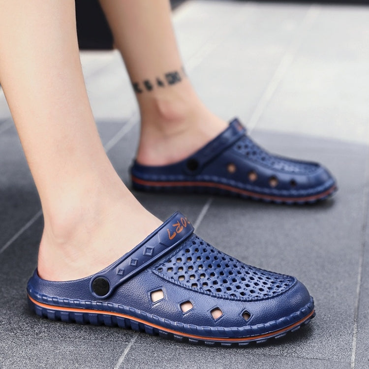 Youth Trend Hollow Soft and Comfortable Folding Resistance Beach Hole Shoes for Men