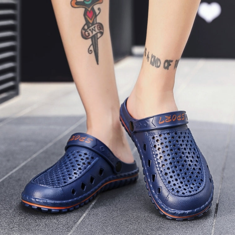 Youth Trend Hollow Soft and Comfortable Folding Resistance Beach Hole Shoes for Men