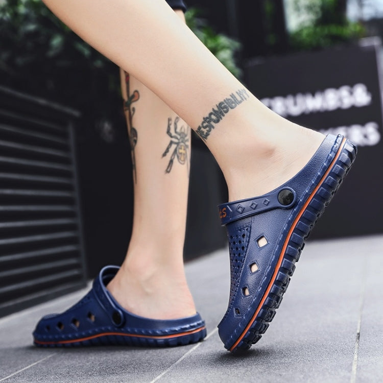Youth Trend Hollow Soft and Comfortable Folding Resistance Beach Hole Shoes for Men