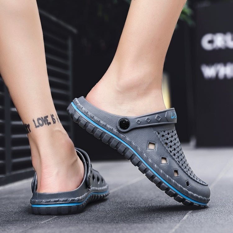 Youth Trend Hollow Soft and Comfortable Folding Resistance Beach Hole Shoes for Men