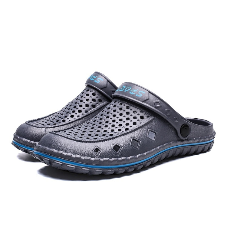 Youth Trend Hollow Soft and Comfortable Folding Resistance Beach Hole Shoes for Men
