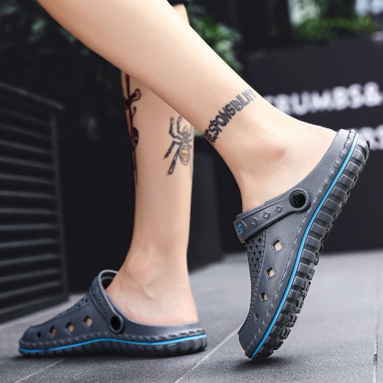Youth Trend Hollow Soft and Comfortable Folding Resistance Beach Hole Shoes for Men