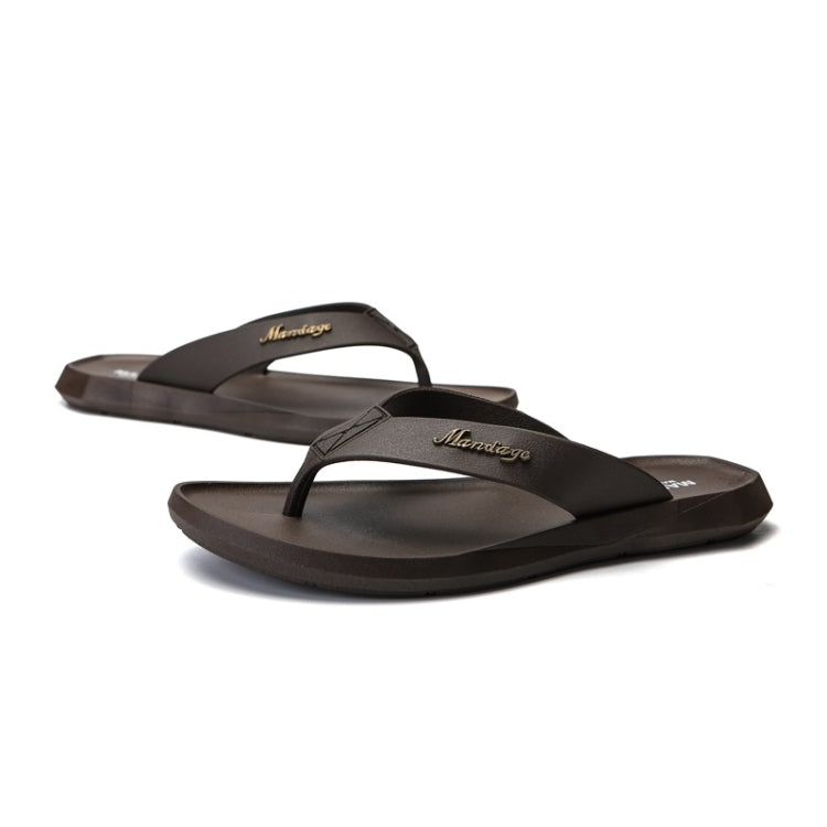 Trendy Simple Fashion Non-slip Flip-flops Beach Slippers for Men