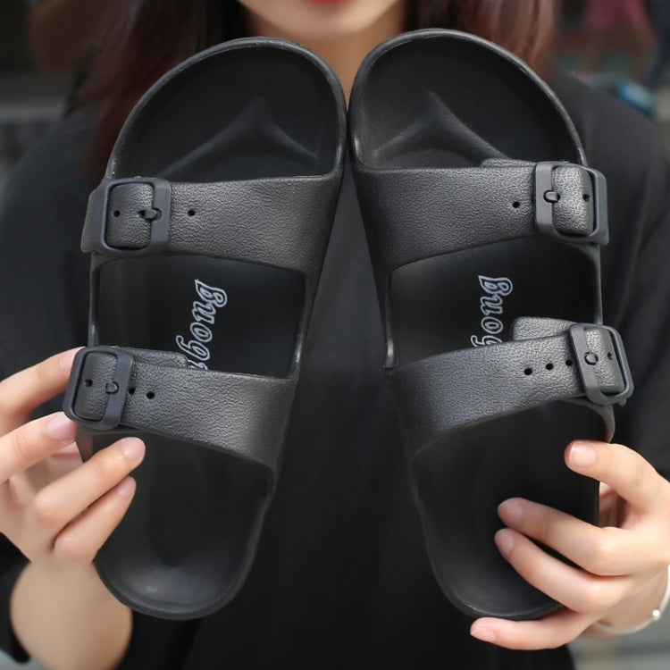 Soft Lightweight Non-slip Wear-resistant Thick-bottom Home Casual Slippers for Women