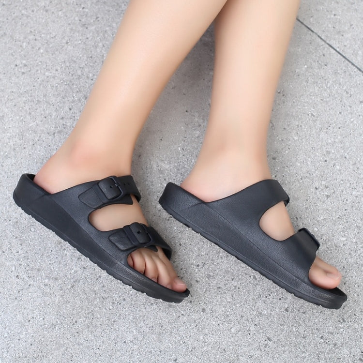 Soft Lightweight Non-slip Wear-resistant Thick-bottom Home Casual Slippers for Women