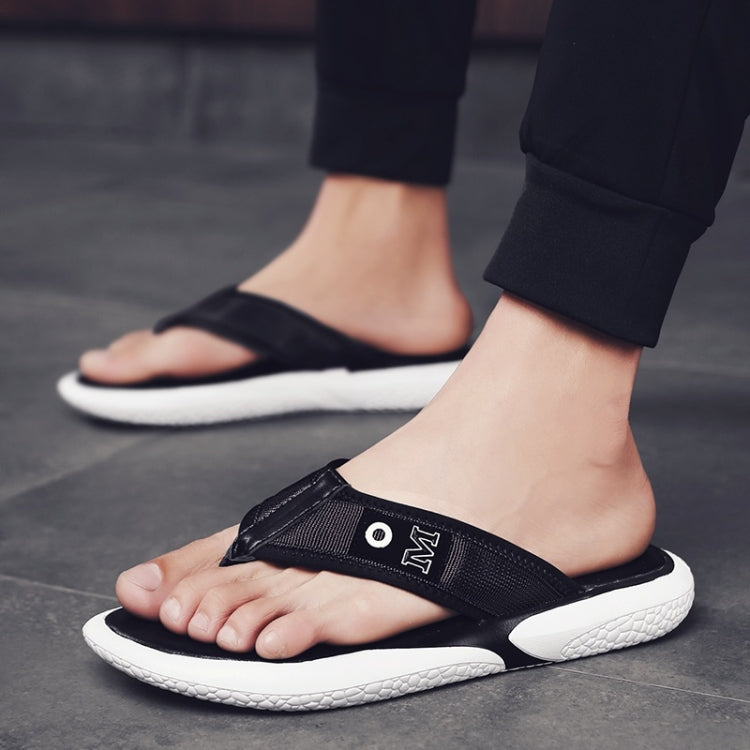 Trendy Personality Webbing Lightweight and Comfortable Slippers for Men